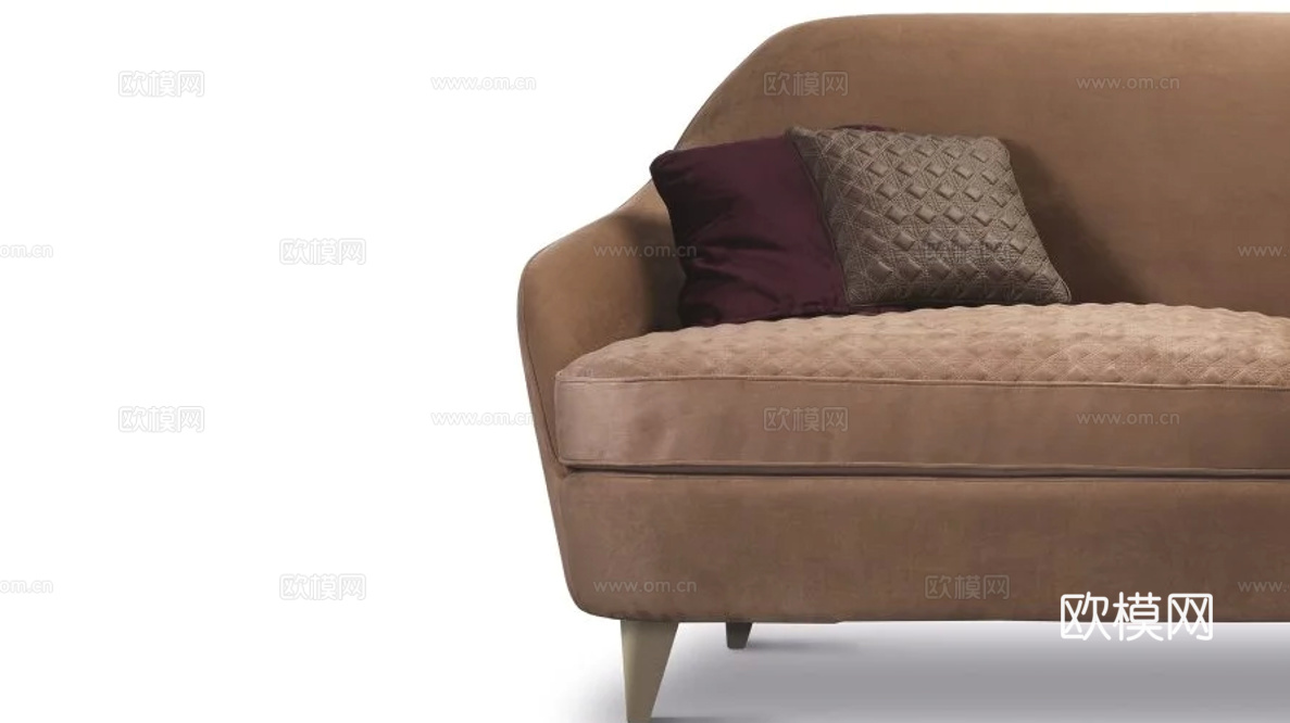 reflex 双人沙发3d模型下载（渲染图2）