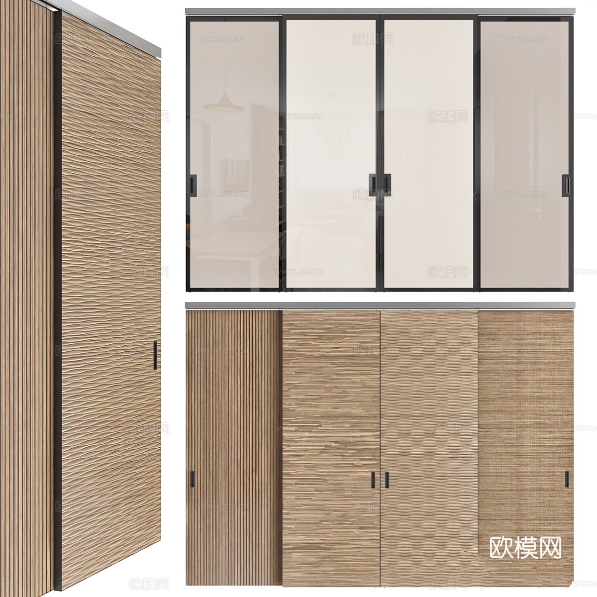 滑动隔断 Union Stratus Lago 和 Stra3d模型