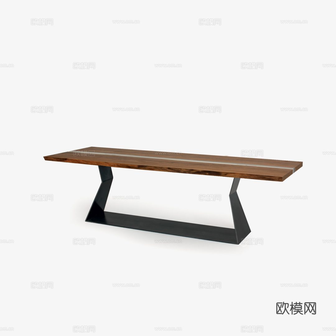 RIVA1920 餐桌3d模型下载