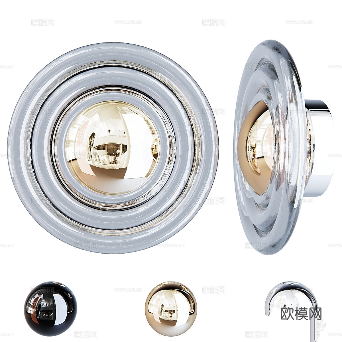 Tom Dixon 压面迷你灯3d模型