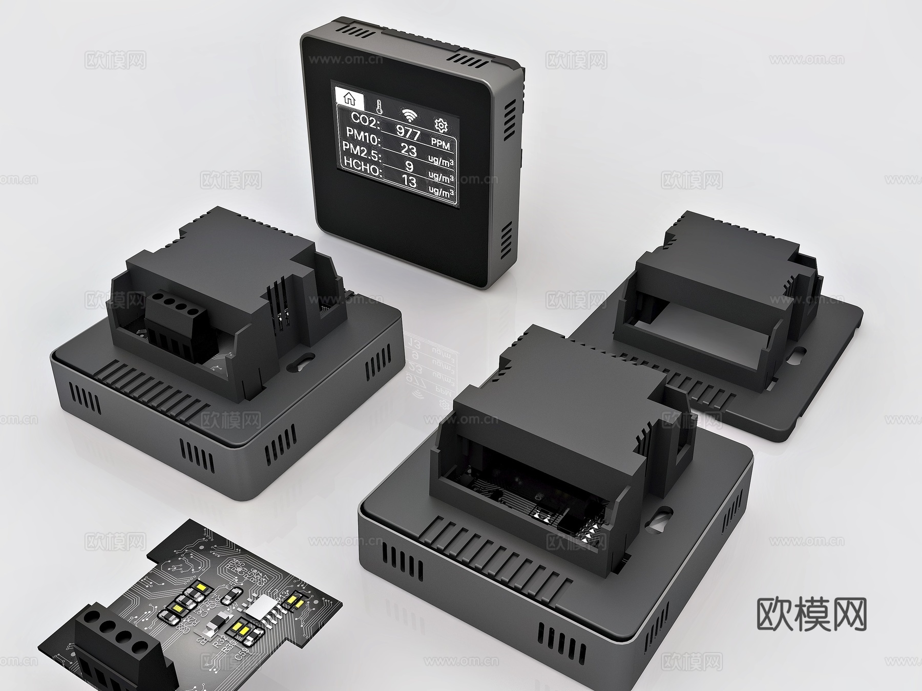 电子配件 小零件 电路板3d模型