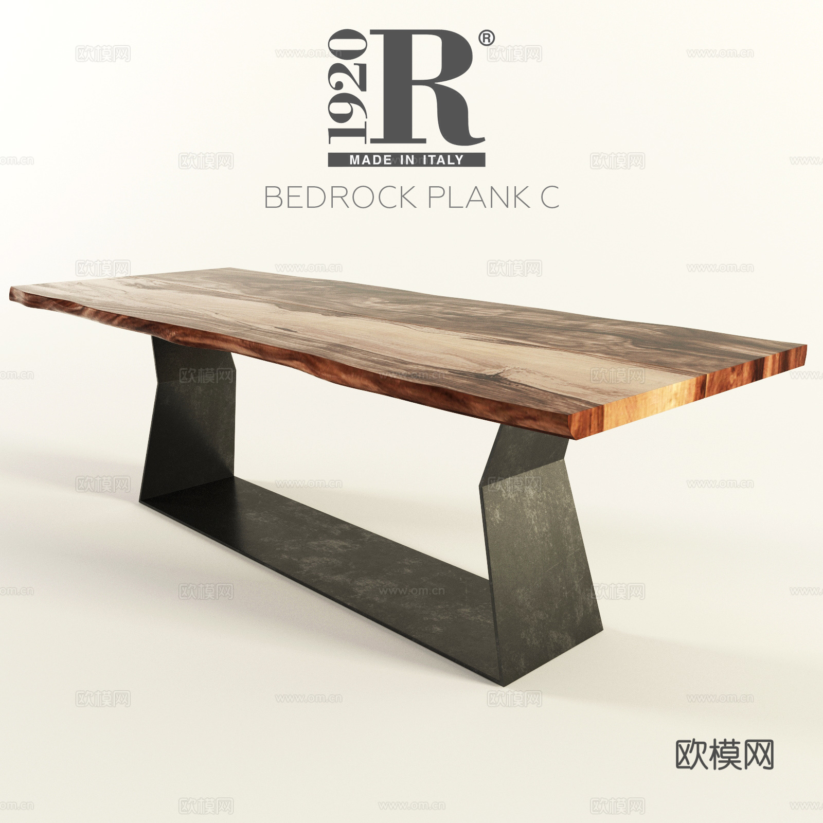 RIVA1920 户外餐桌3d模型下载（渲染图3）