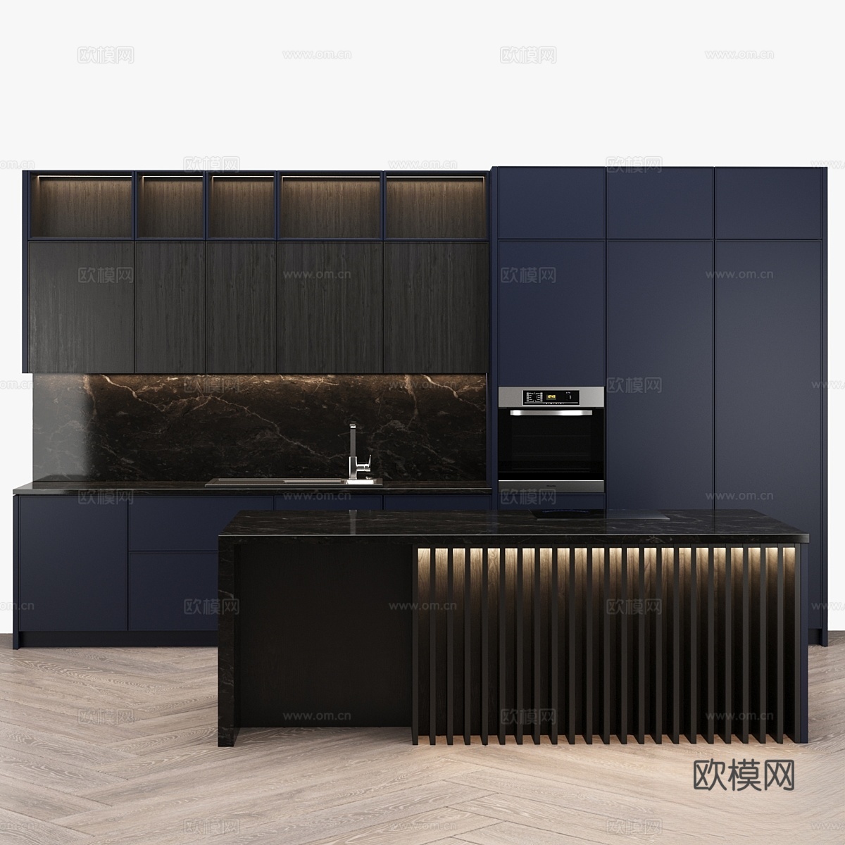 厨房套装 33d模型