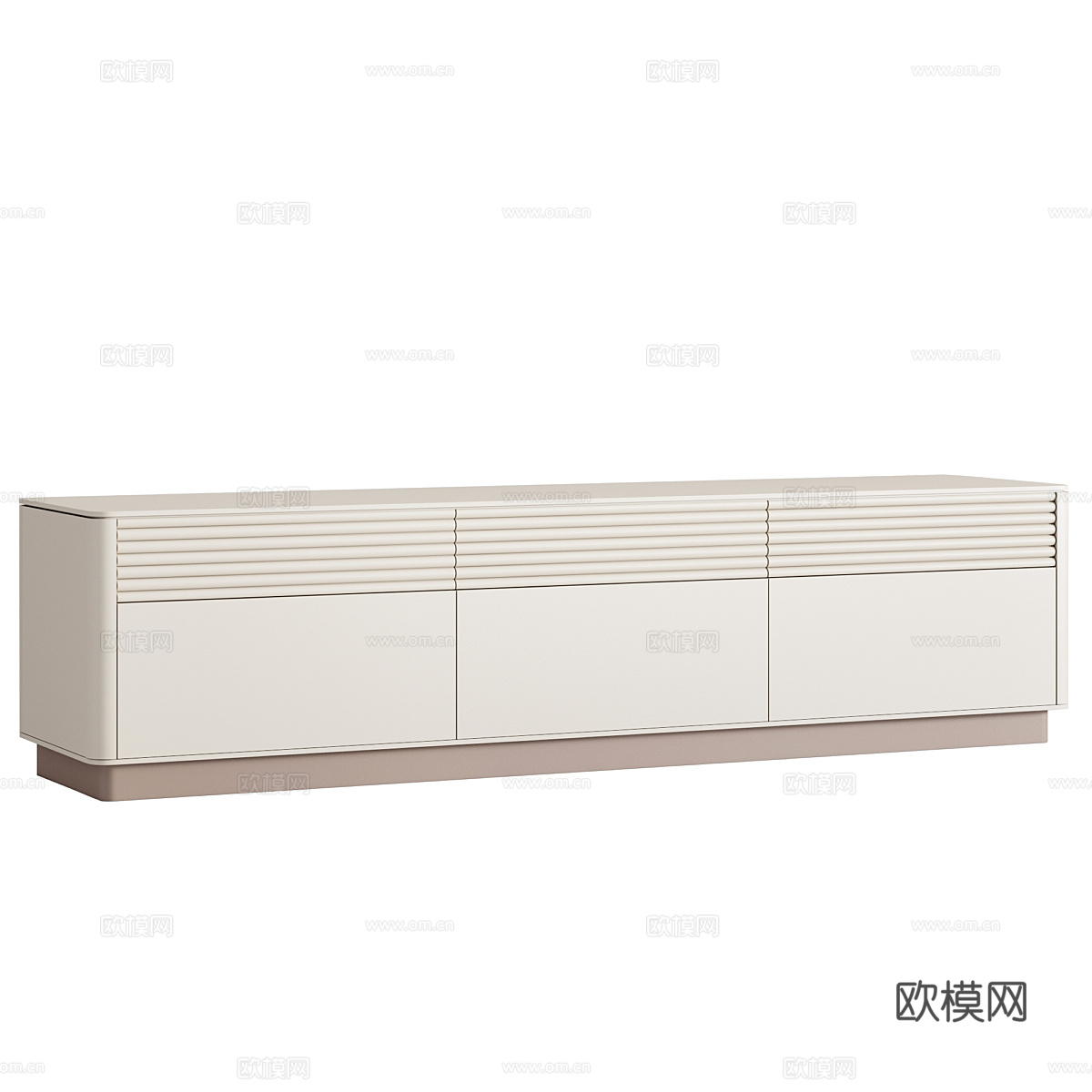 现代简约电视柜 电视柜  矮柜  装饰柜 边柜3d模型