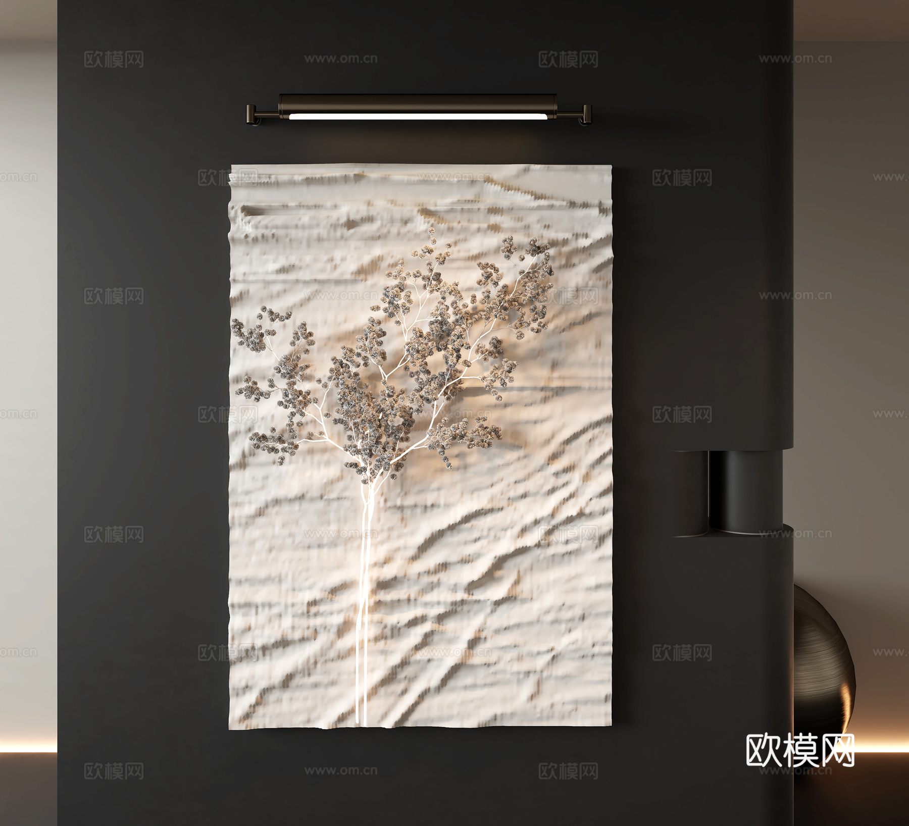 现代装饰画3d模型