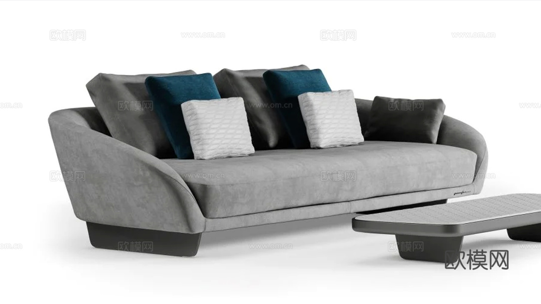 reflex 双人沙发3d模型下载（渲染图2）