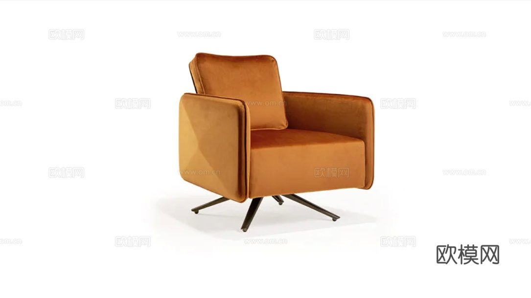 reflex 单人沙发3d模型下载