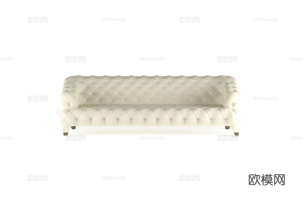 Rugiano 拉扣多人沙发3d模型下载