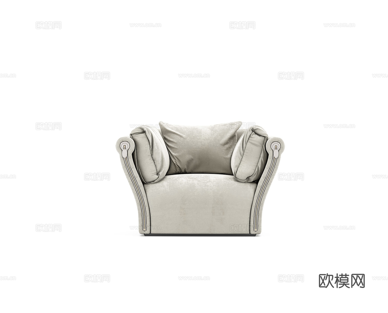 TONINO LAMBORGHINI 单人沙发3d模型下载（渲染图1）