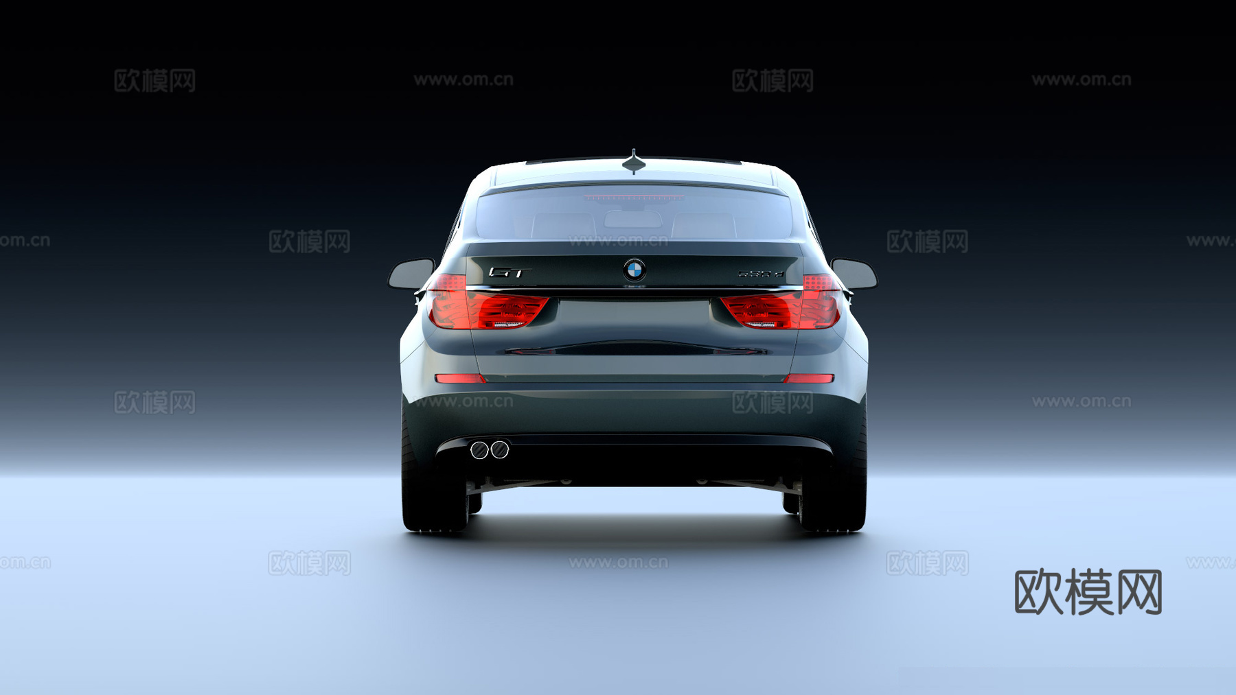 现代宝马GT轿车跑车3d模型