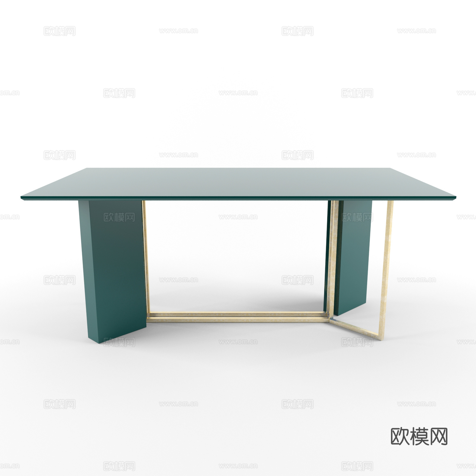 现代长桌 桌子3d模型
