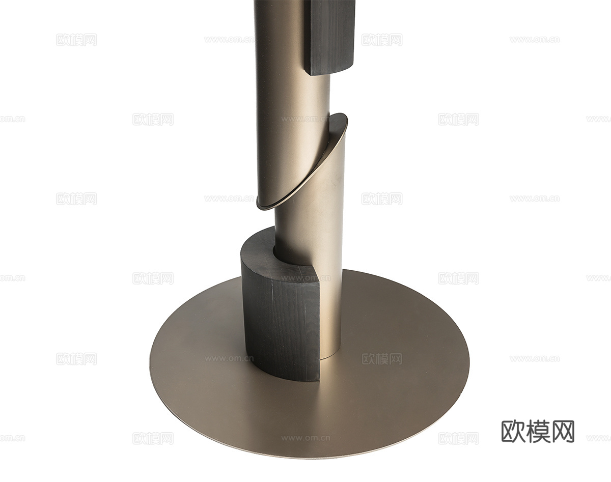 SHAKE 圆餐桌3d模型下载（渲染图3）