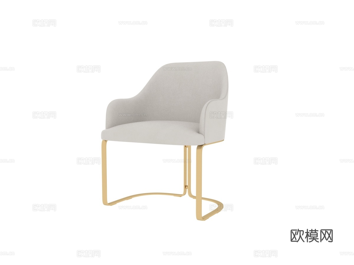 Rugiano 意式餐椅3d模型下载（渲染图1）