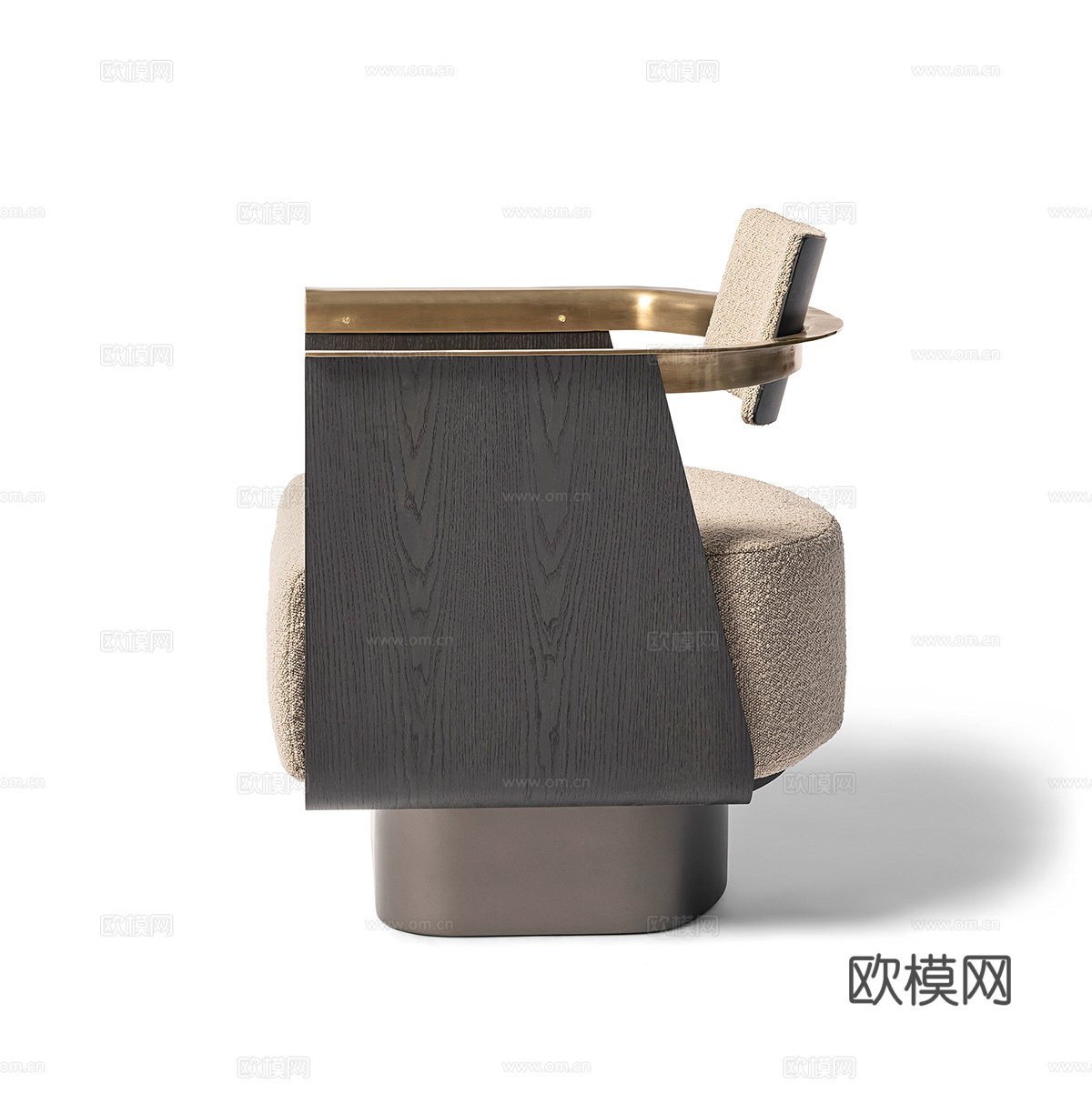 SHAKE 单人沙发3d模型下载（渲染图3）