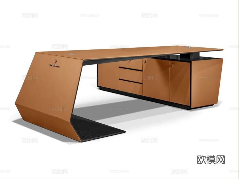 TONINO LAMBORGHINI 办公桌 书桌3d模型下载（渲染图2）
