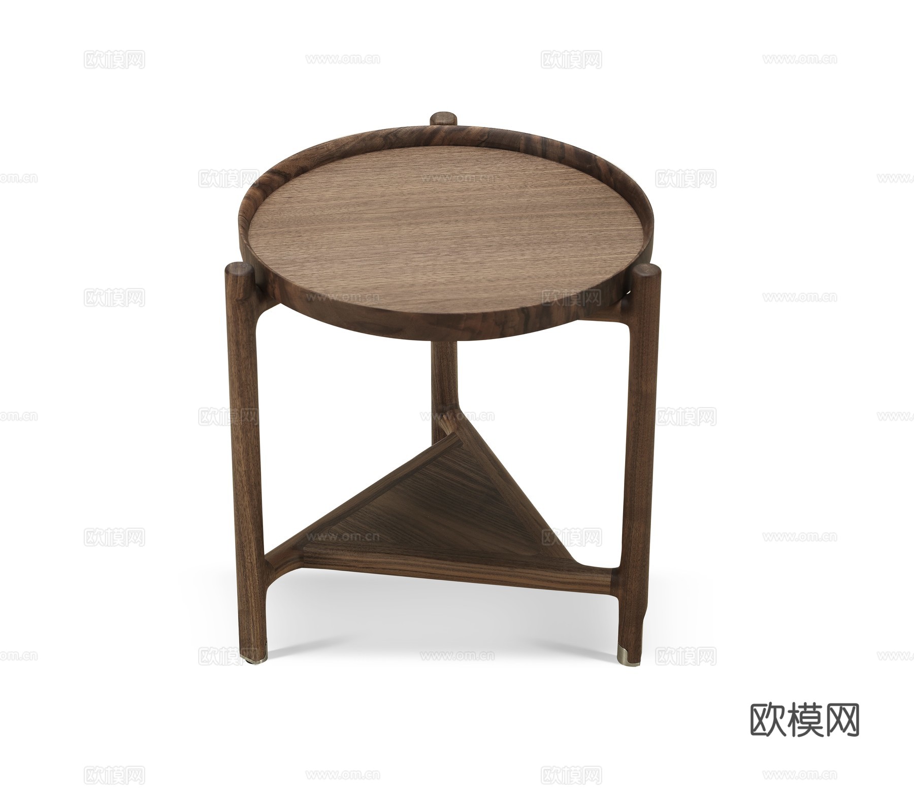 新中式茶几组合 角几3d模型