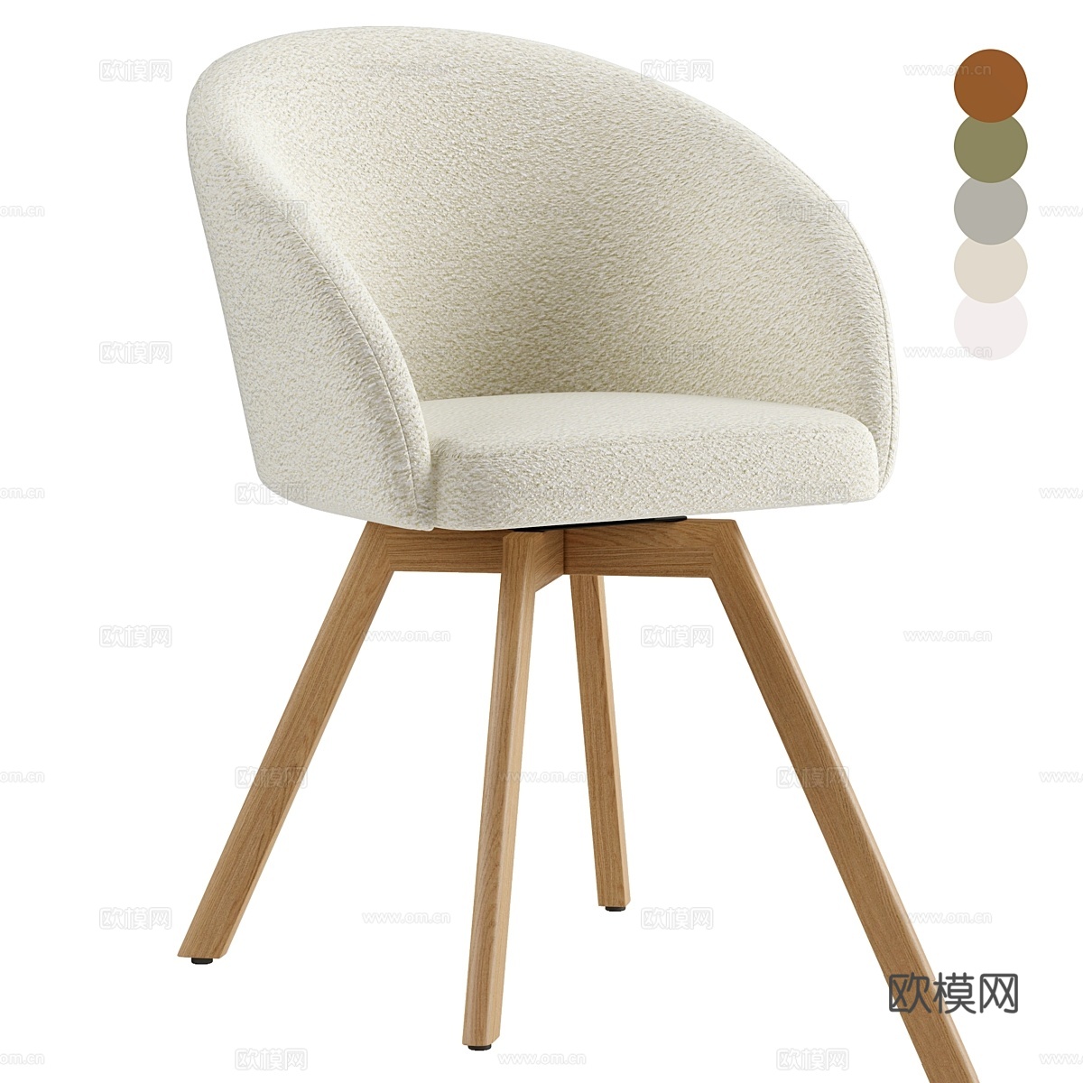 Marvin 椅子。La Forma（原 Julia Gru3d模型