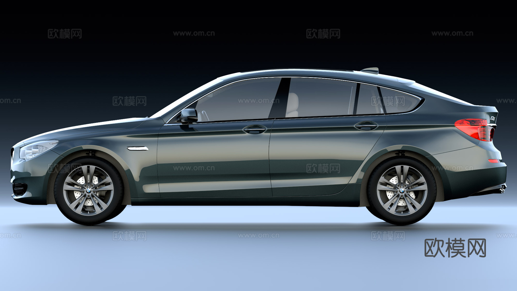 现代宝马GT轿车跑车3d模型