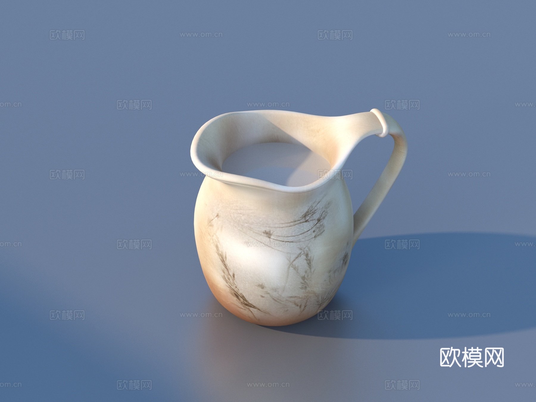 陶罐 水罐 水杯3d模型