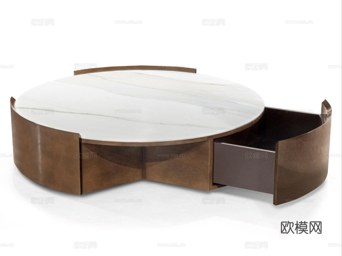 TONINO LAMBORGHINI 圆茶几3d模型下载（渲染图3）