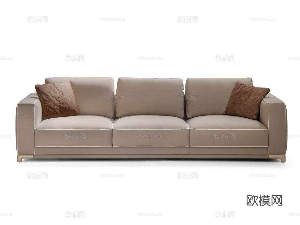 TONINO LAMBORGHINI 三人沙发3d模型下载（渲染图3）
