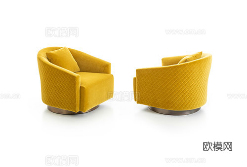 Rugiano 意式单人沙发3d模型下载