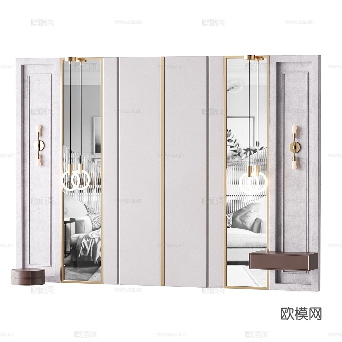 装饰墙板 573d模型
