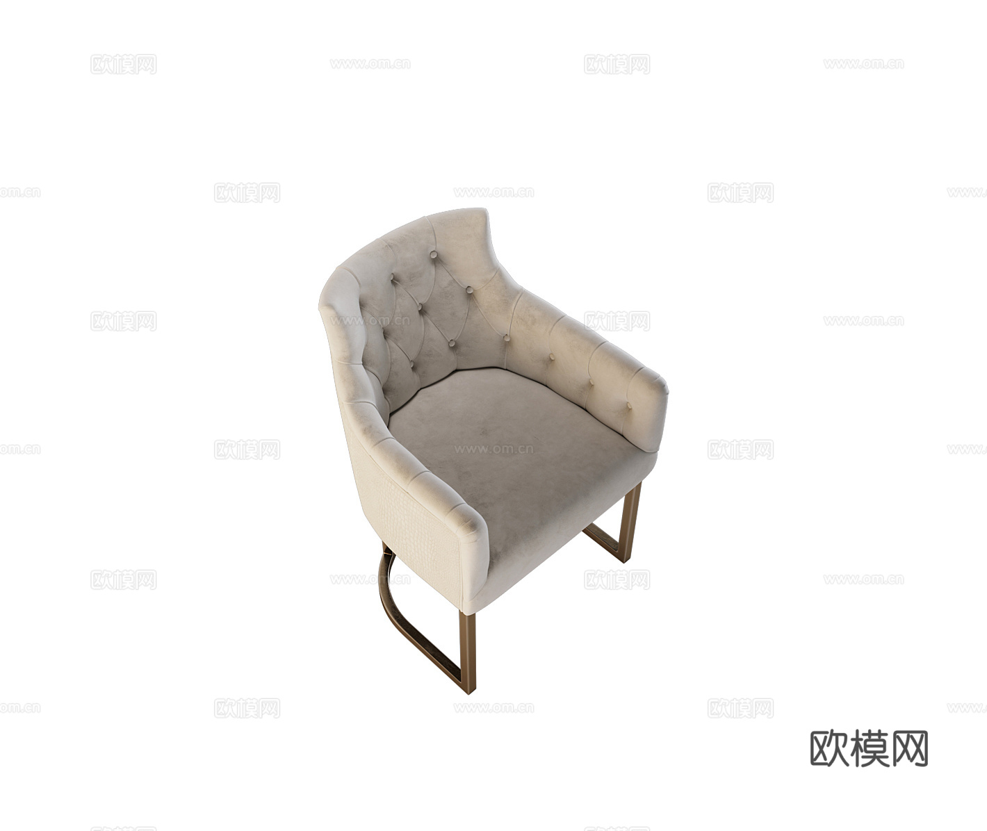 Rugiano 意式餐椅3d模型下载（渲染图3）