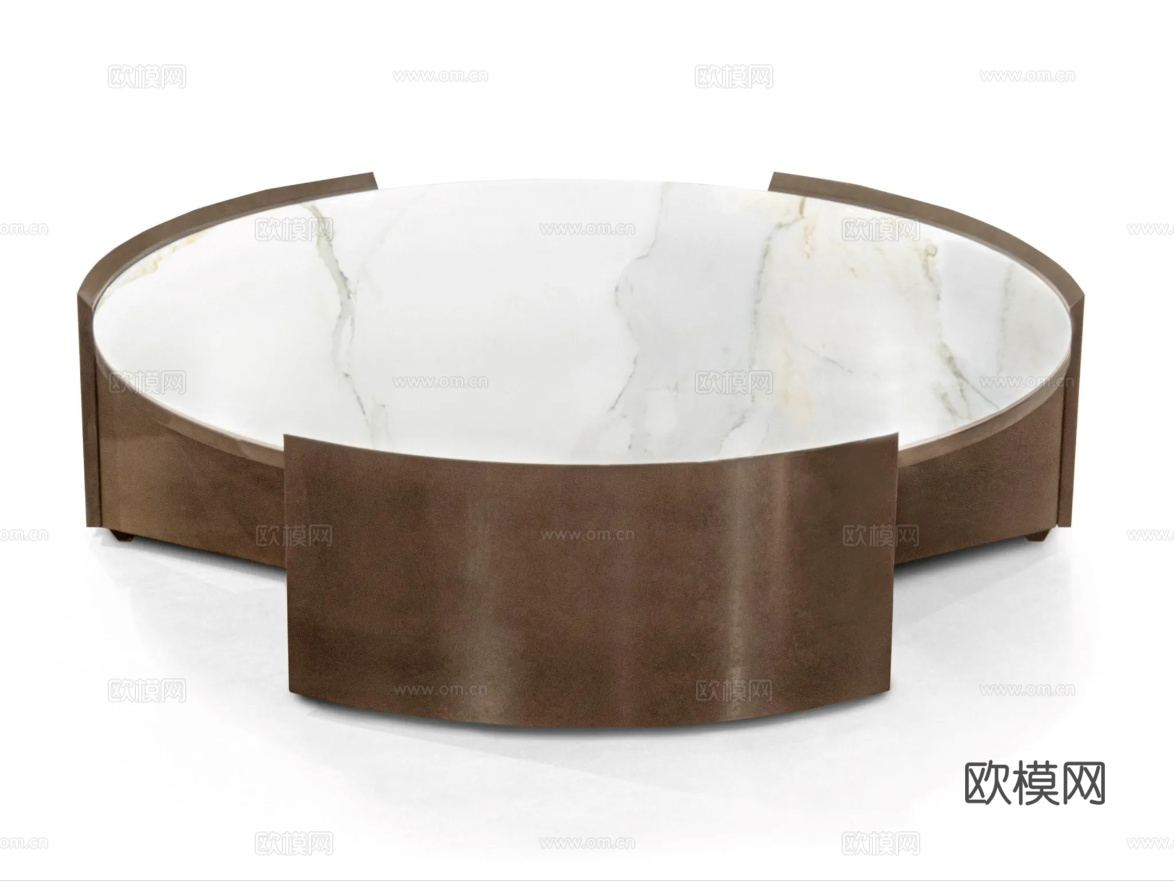 TONINO LAMBORGHINI 圆茶几3d模型下载（渲染图4）
