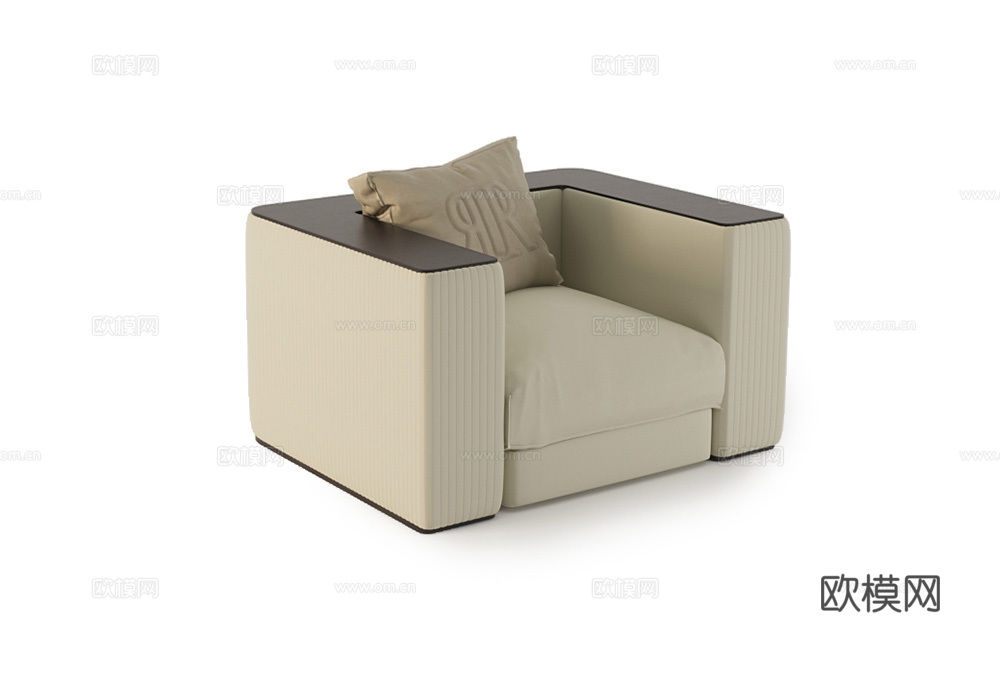 Rugiano 意式单人沙发3d模型下载