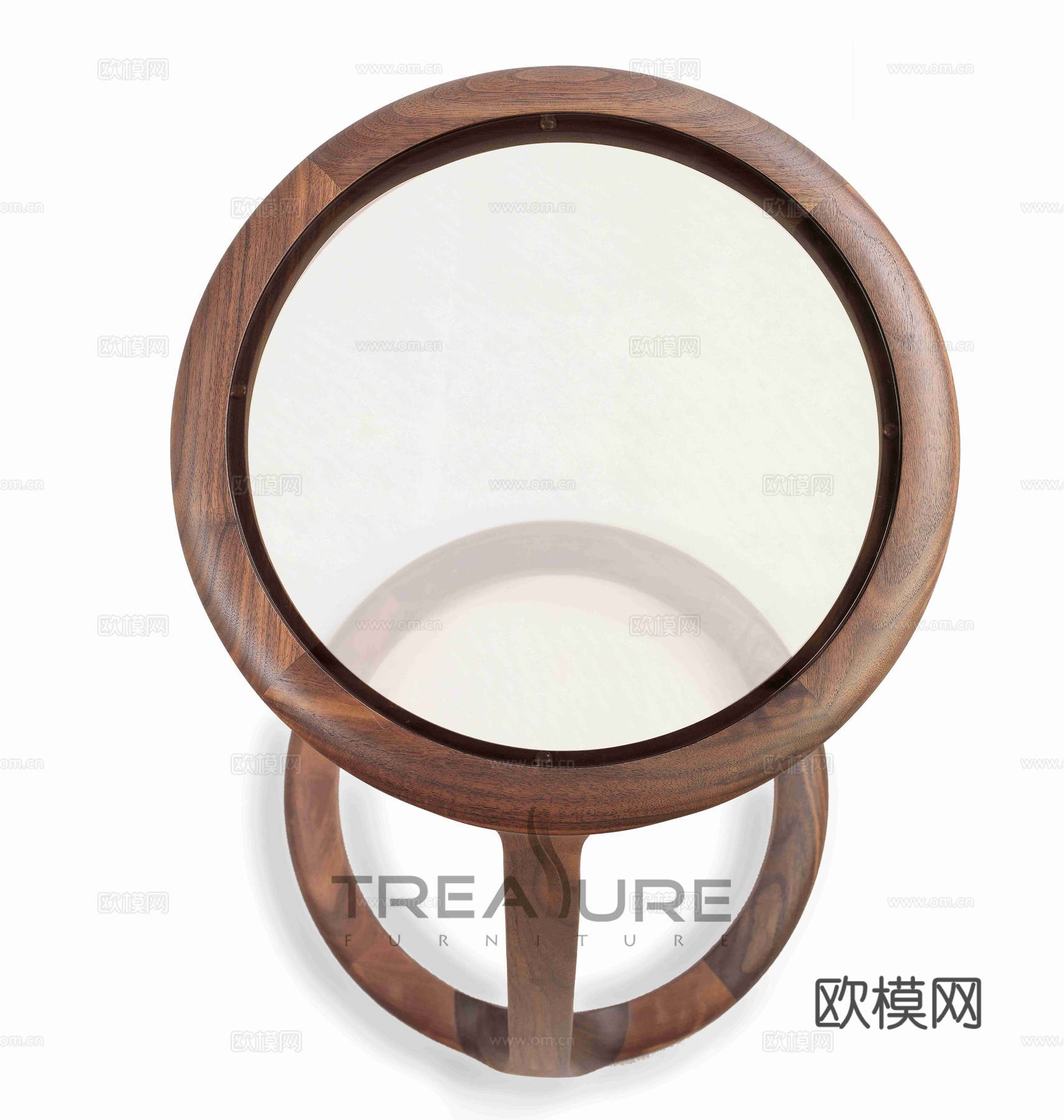 新中式茶几组合 角几3d模型