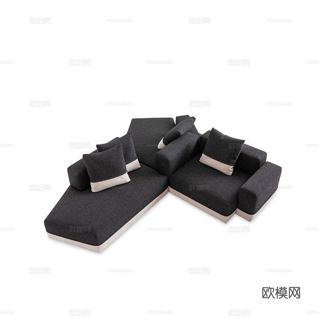 TRUSSARDI 转角沙发3d模型下载