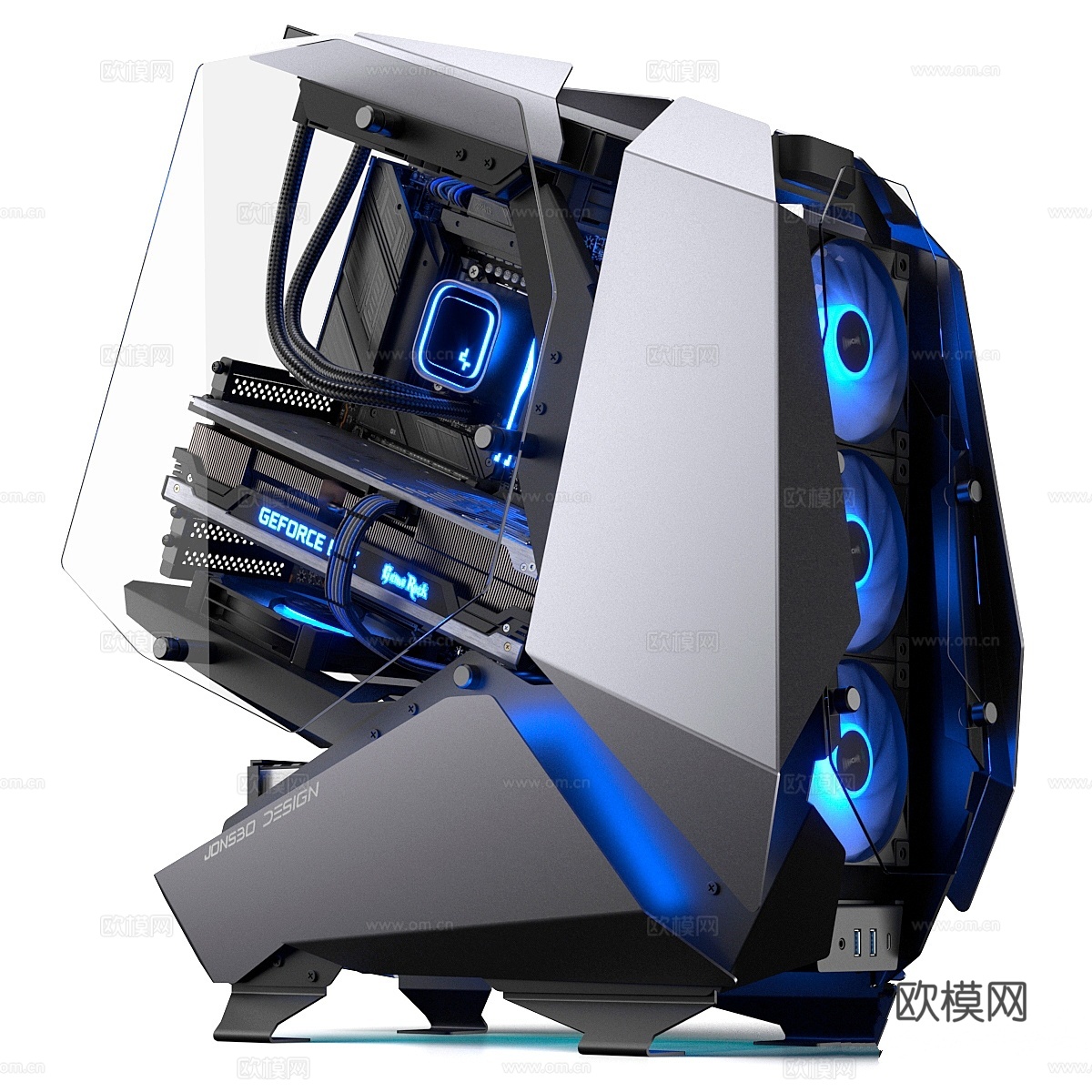 游戏电脑 10 冠状病毒3d模型
