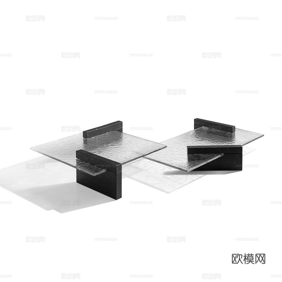 TRUSSARDI 方几 茶几3d模型下载（渲染图7）