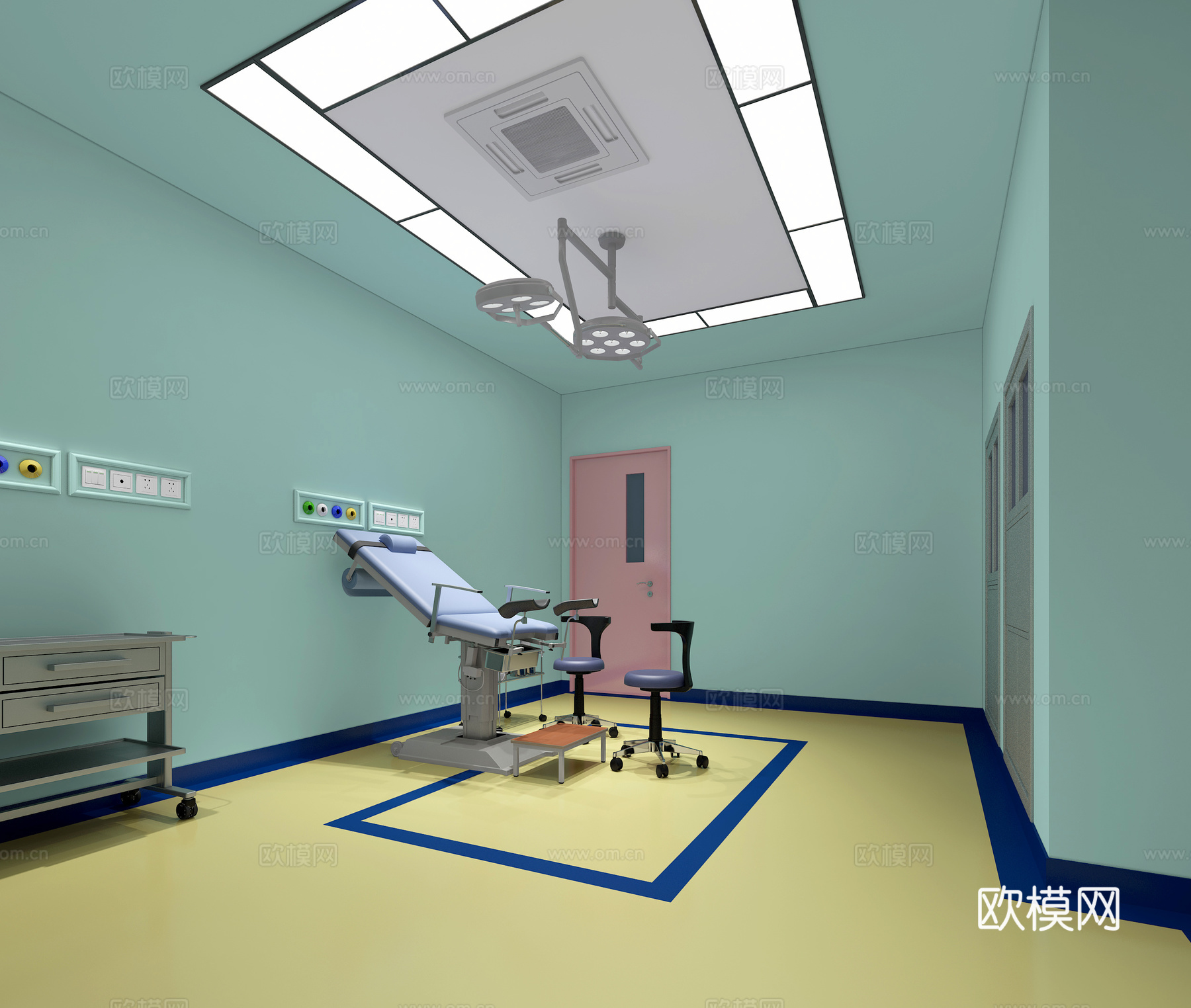 医院产房 医疗器材3d模型