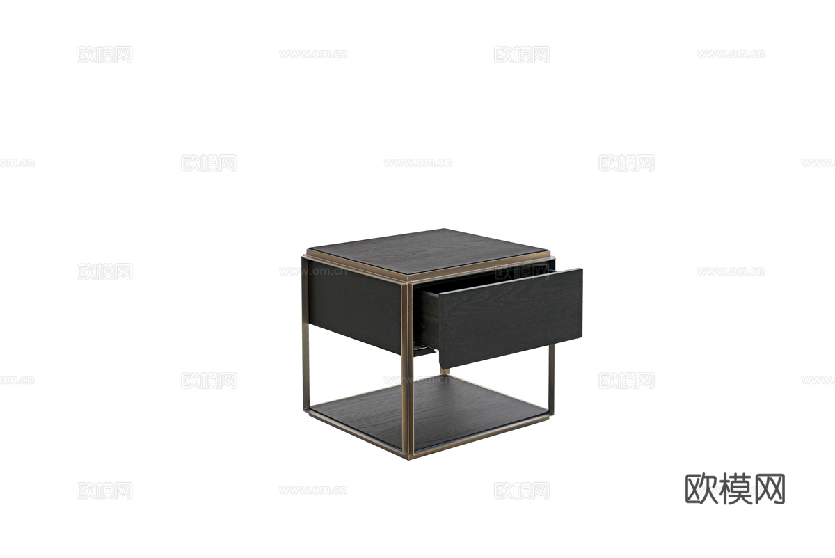 SHAKE 床头柜3d模型下载（渲染图3）