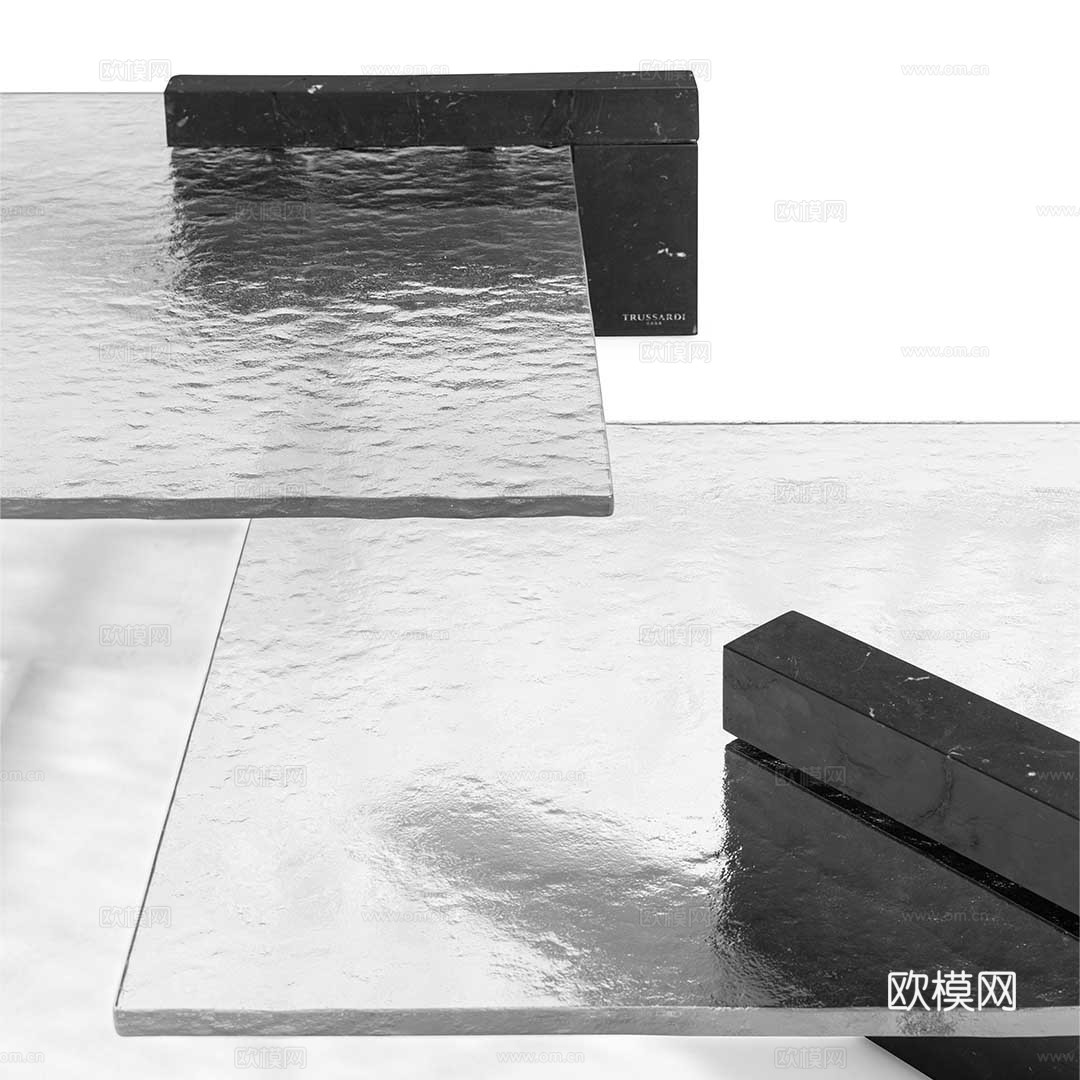 TRUSSARDI 方几 茶几3d模型下载（渲染图8）