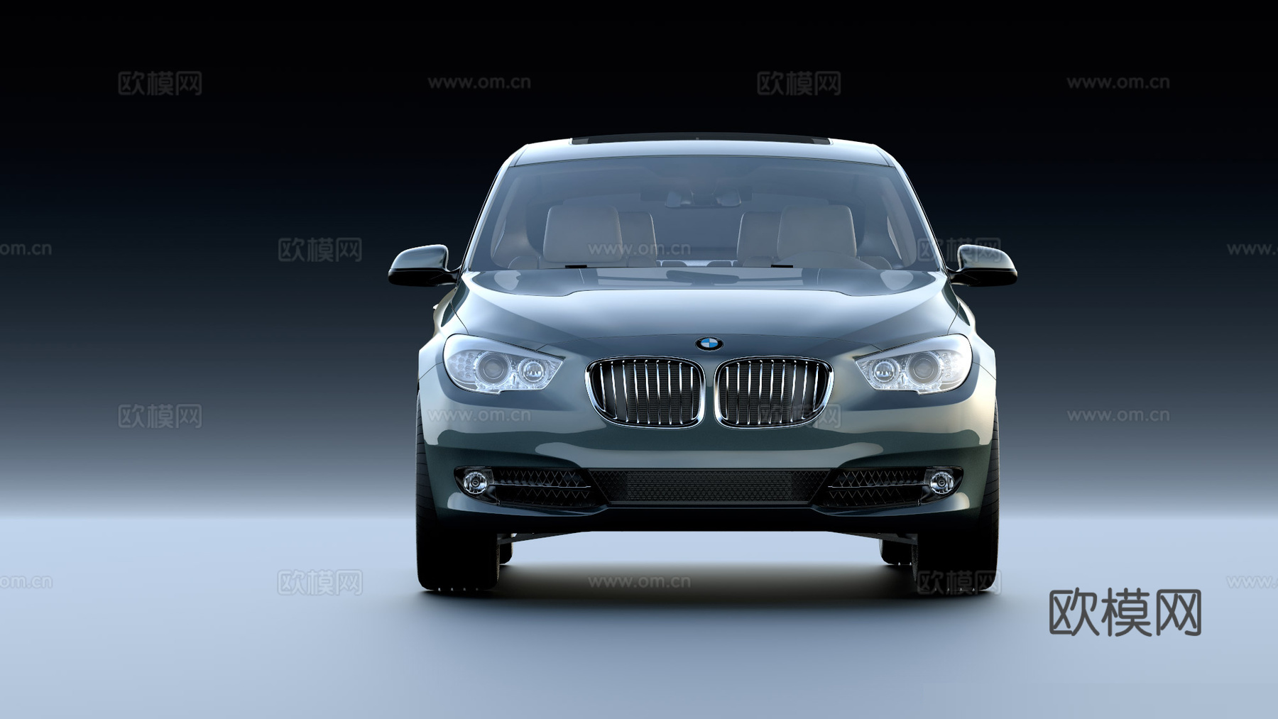现代宝马GT轿车跑车3d模型