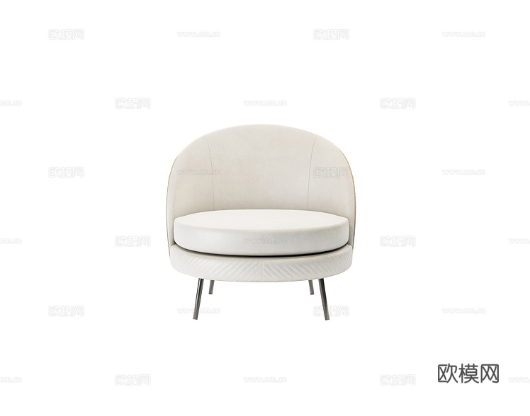 Rugiano 意式休闲椅3d模型下载（渲染图3）