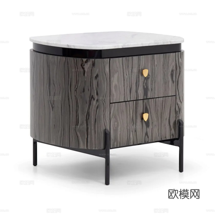 TONINO LAMBORGHINI 床头柜3d模型下载（渲染图3）