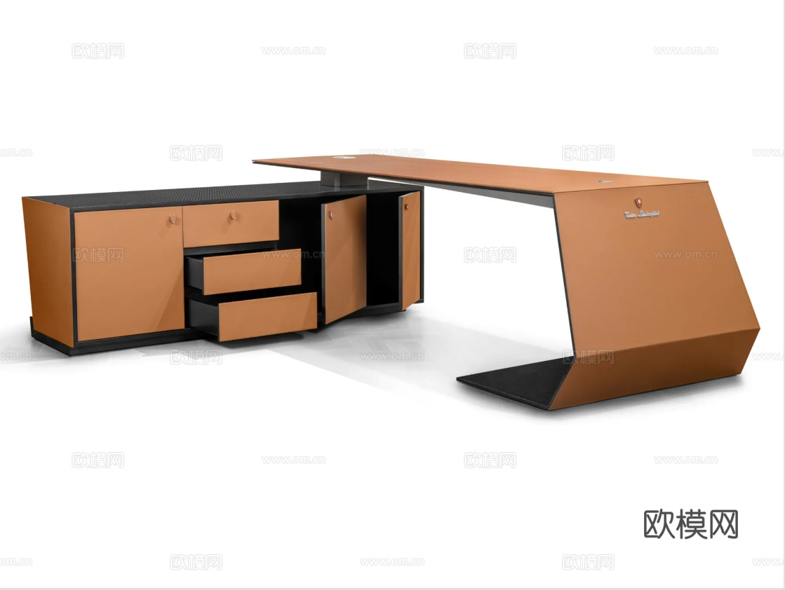 TONINO LAMBORGHINI 办公桌 书桌3d模型下载（渲染图1）