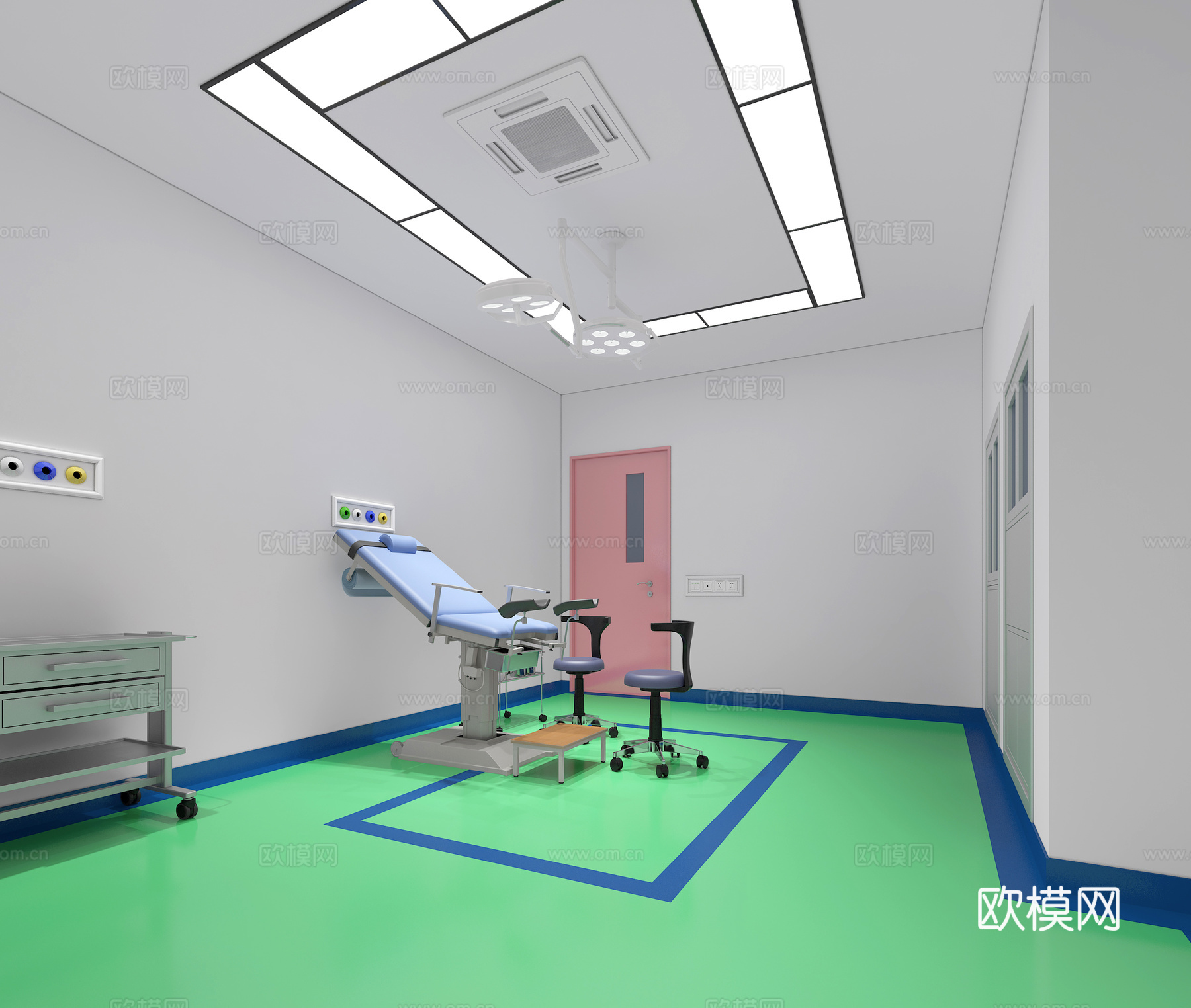 医院产房 医疗器材3d模型