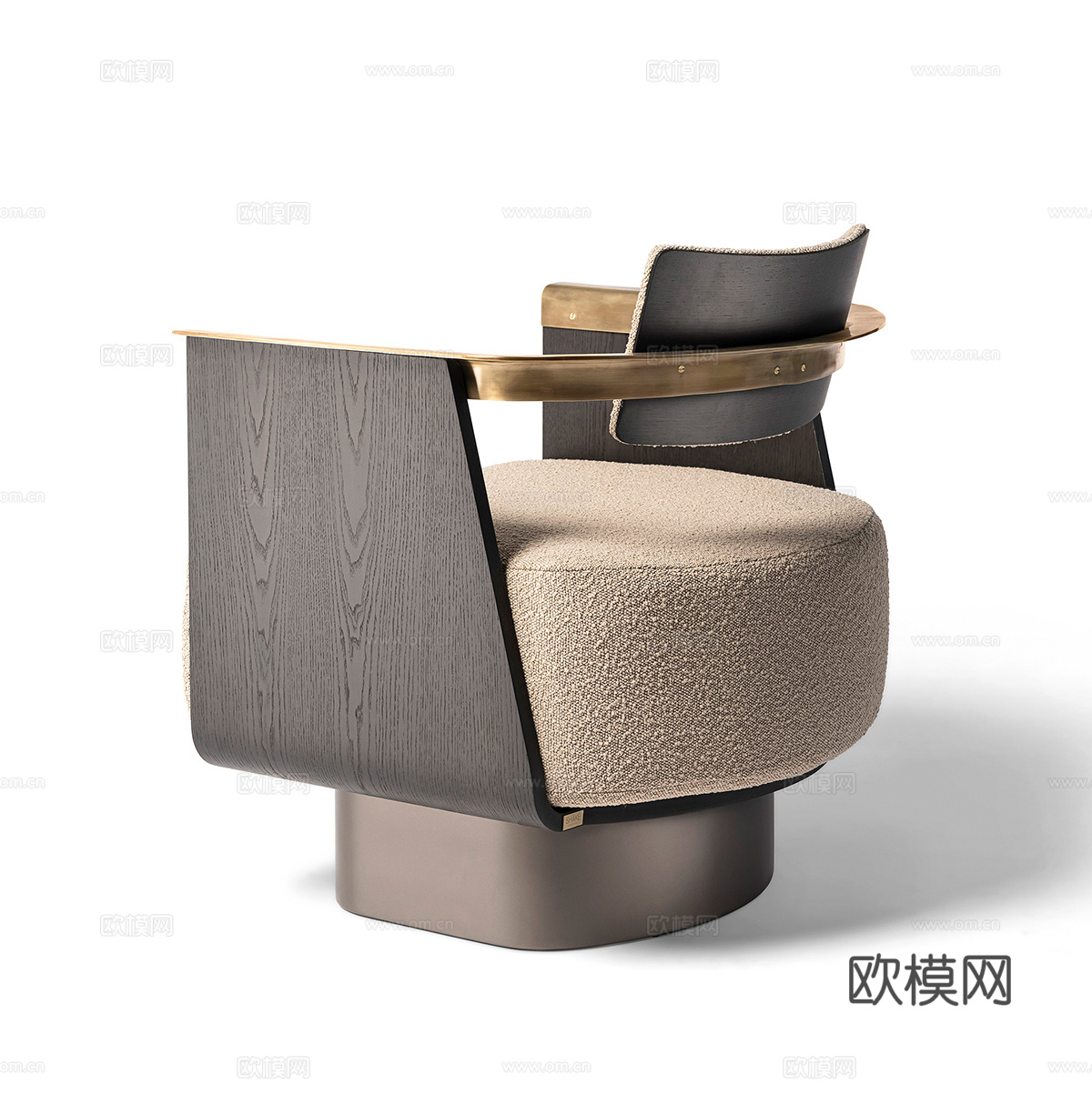 SHAKE 单人沙发3d模型下载（渲染图7）