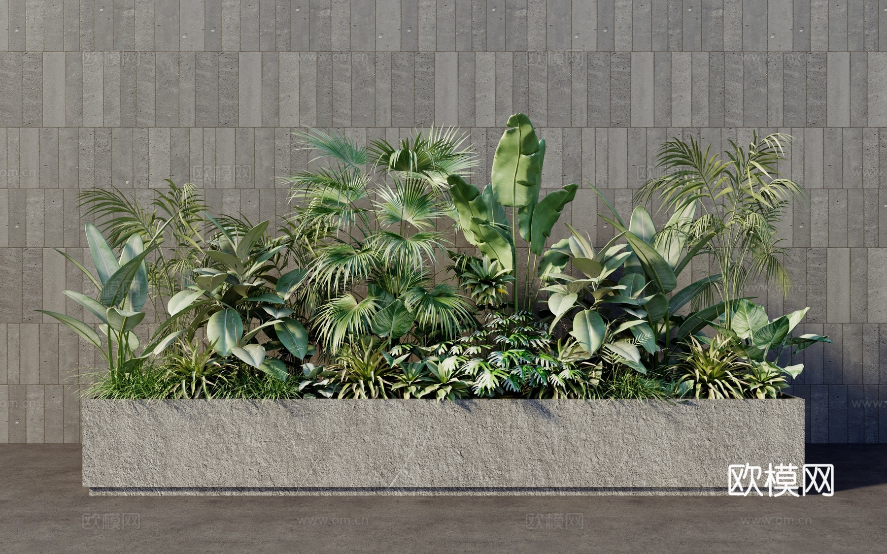 植物 植物堆 绿植3d模型