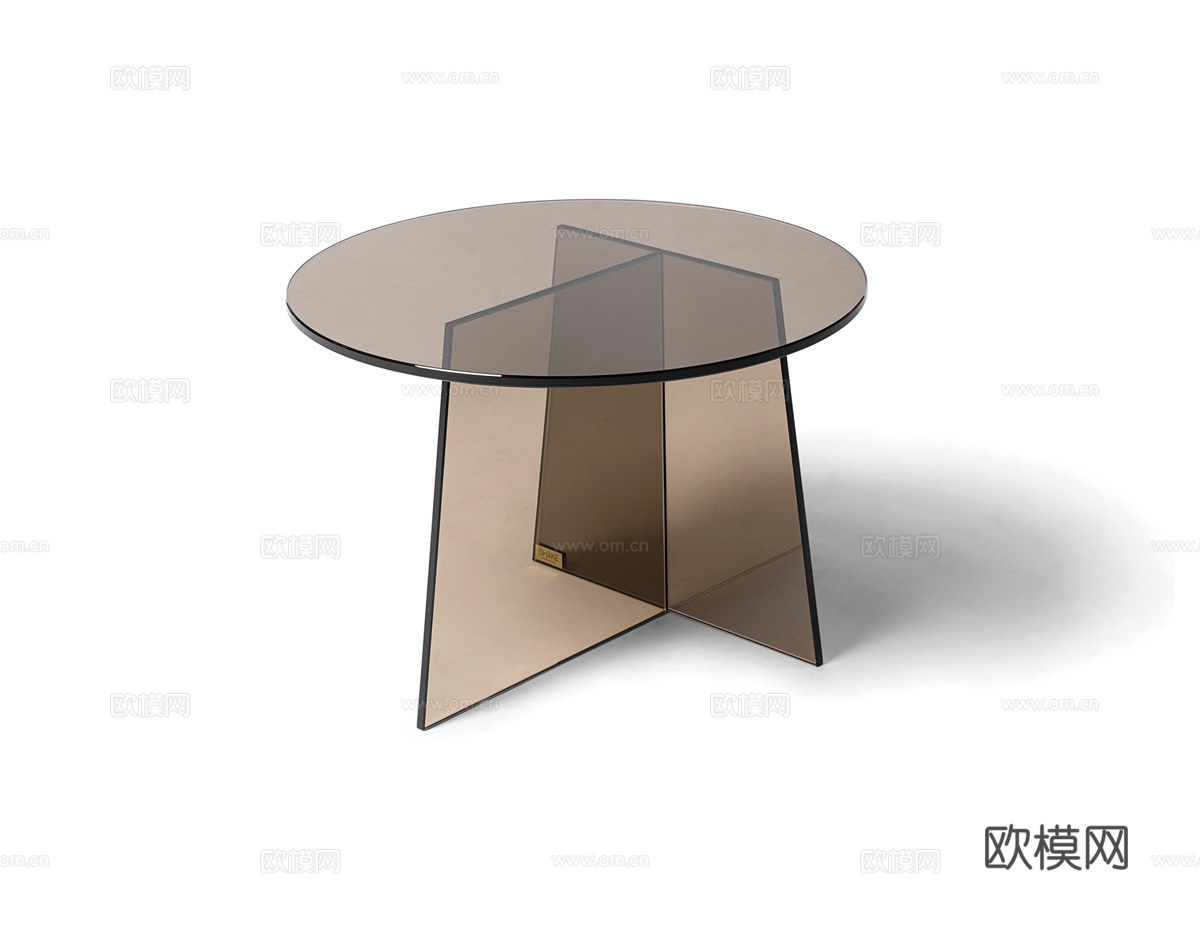 SHAKE 亚克力角几3d模型下载（渲染图2）