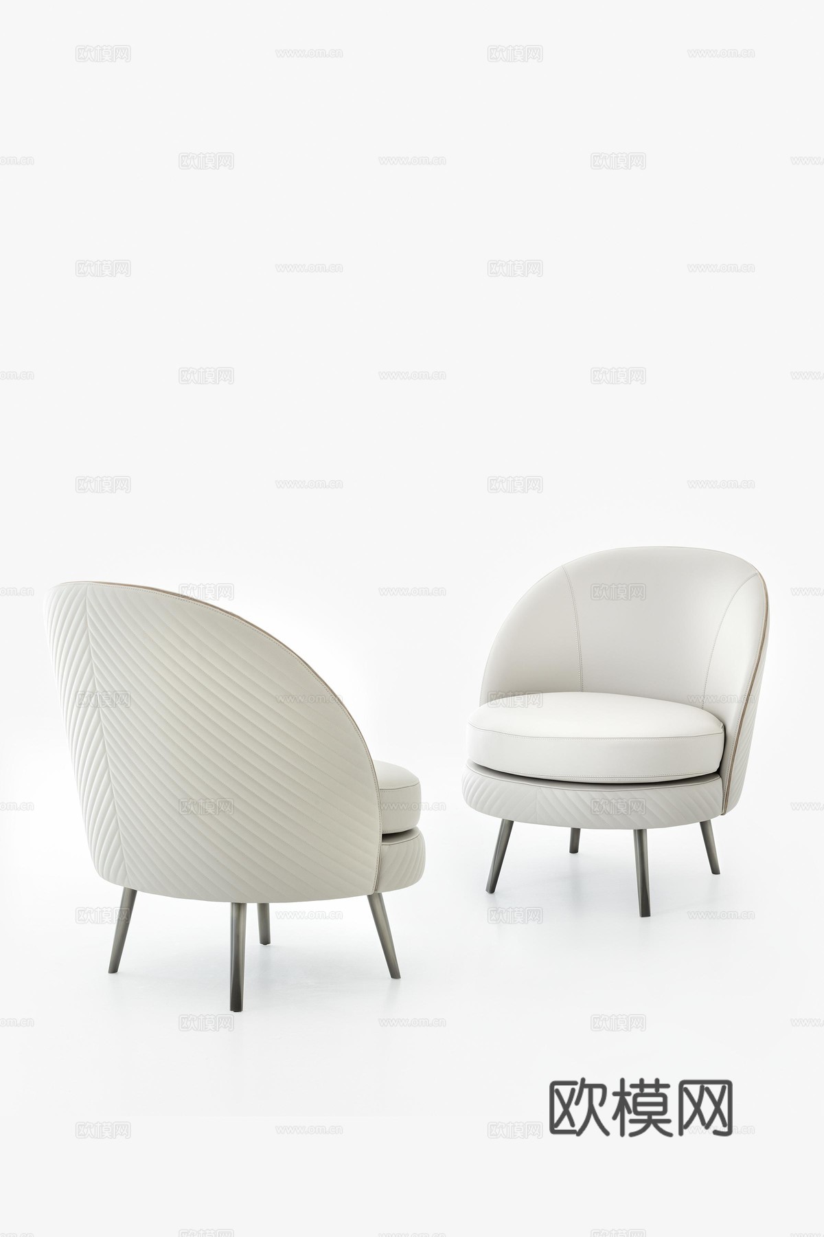 Rugiano 意式休闲椅3d模型下载（渲染图4）