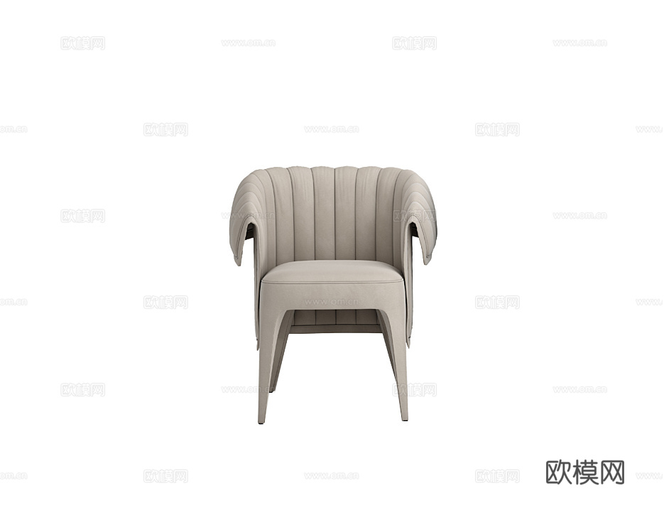 Rugiano 意式餐椅3d模型下载（渲染图2）