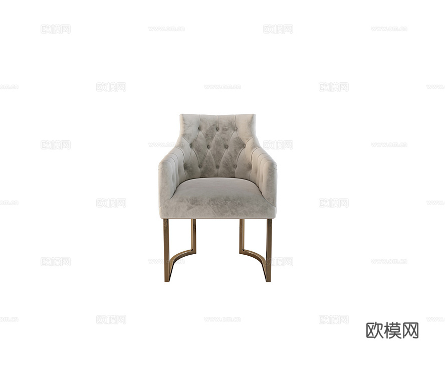 Rugiano 意式餐椅3d模型下载（渲染图1）