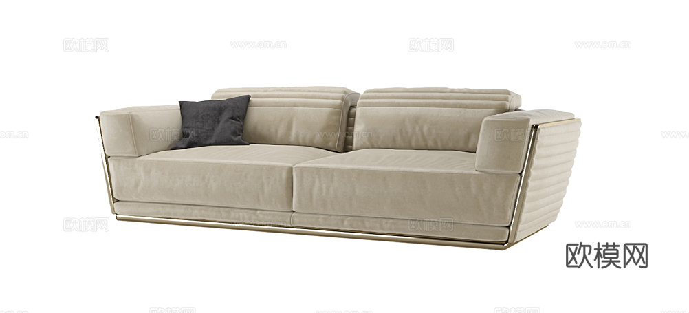 Rugiano 意式双人沙发3d模型下载（渲染图4）