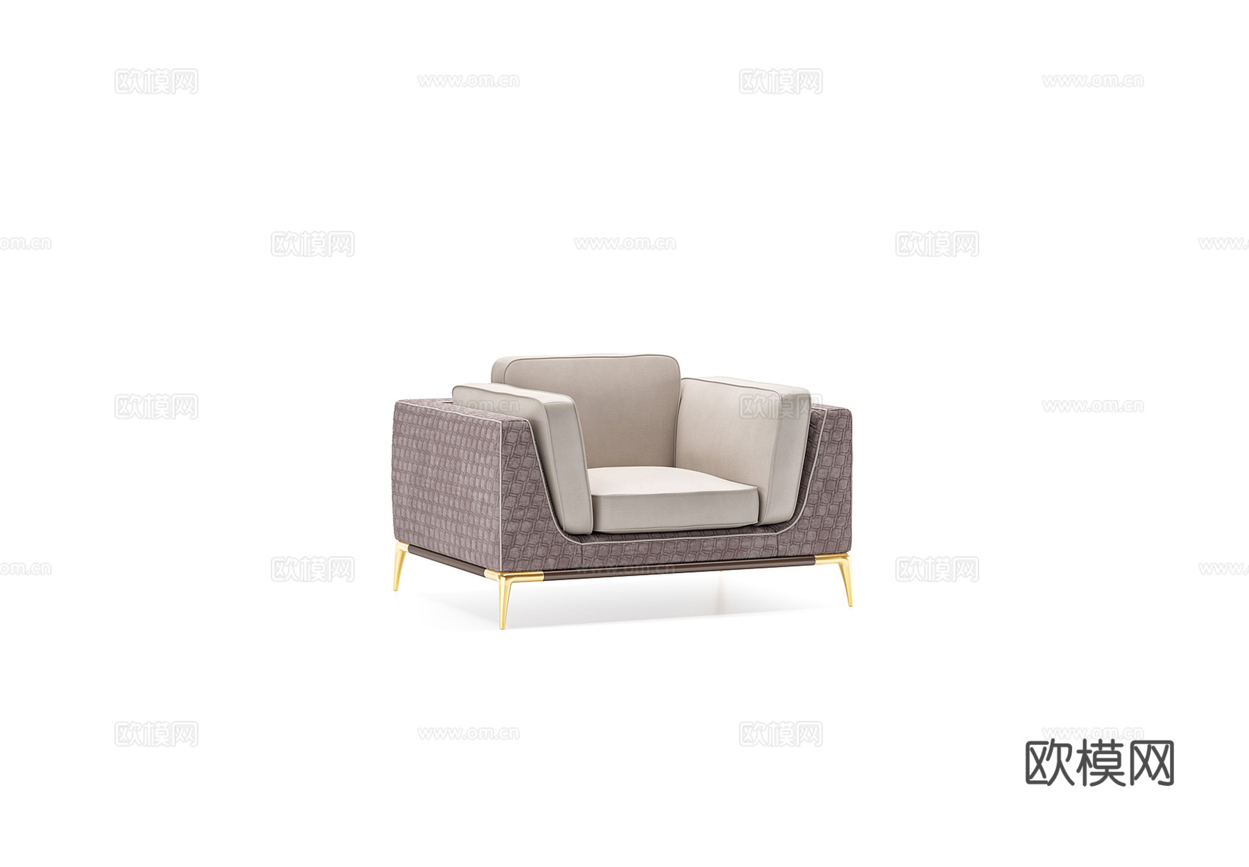 TONINO LAMBORGHINI 单人沙发3d模型下载（渲染图1）